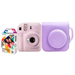 Kit Câmera Instax Mini 12 Fujifilm Lilás Spray - 705071844