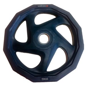 Anilha Olímpica Rubber 5 Furos De 20Kg - WK011 WK011