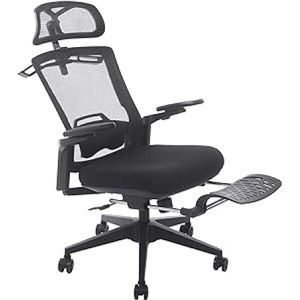 Cadeira Office Presidente Supreme Ergonômica Reclinável Preta