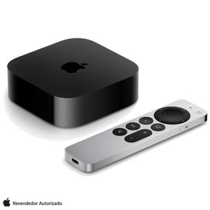 Apple TV 4K Wi-Fi 64GB B B Preto - Apple - MN873BZ/A