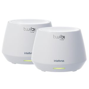 Roteador Mesh Twibi Force AX 1500 Intelbras Wi-Fi 6, Suporta Até 600MB Cobertura Até 280m², Até 128 Dispositivos, 2