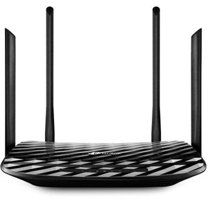 Roteador Wi-Fi Gigabit Dual Band AC1300 TPLink Archer C6, Até 1267 MBPS, Um-Mimo, Quatro Antenas