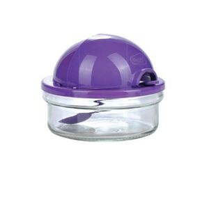 Açucareiro Com Tampa e Colher Multiuso Cozinha Roxo Renga