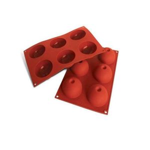Forma em Silicone 6 Moldes Confeitaria Doce Bolo Silikomart