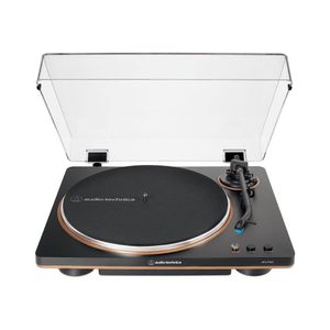 Toca-discos Audio-Technica Automático AT-LP70X-BZ Preto e Bronze