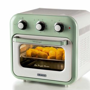 Fritadeira Air Fryer Oven Ariete Vintage 4632 Verde 16L 1200W