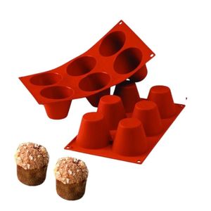 Forma 6 Moldes para Muffin Doce Cupcake Silicone Silikomart