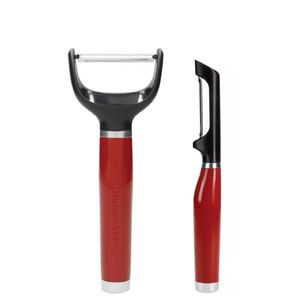 Jogo 2 Descascadores Legumes Euro Peeler Vermelho KitchenAid