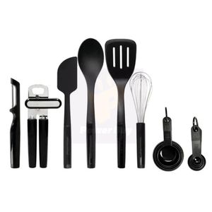 Conjunto Utensílios de Cozinha Preto 15 Peças KitchenAid