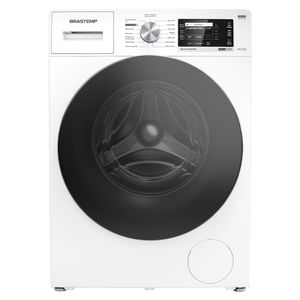 Lava e Seca Brastemp 10kg/6kg Branca Água Quente com Smart Sensor, Tira Manchas Pro e Motor Inverter - BNC10AB