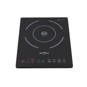 Cooktop de  Indução Britânia 1 Boca Vidro Cerâmico Preto BCT01P - 127 Volts