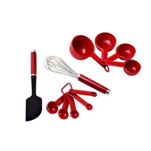 Conjunto Utensílios de Cozinha 11 Peças Vermelho KitchenAid