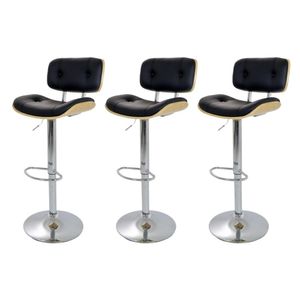 Kit 3 Banquetas Lux Wood