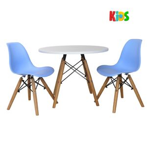 Mesa Eiffel Infantil + 2 Cadeiras Eiffel Infantil