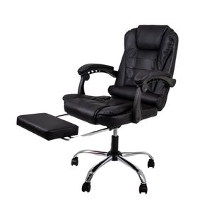 Cadeira De Escritório Presidente Executiva Alta Big Boss Giratória Com Pillow Top Apoio De Pés Preto