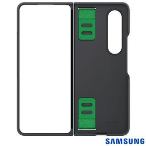 Capa Protetora Galaxy Z Fold 4 Grip em Silicone Preto - Samsung - EF-GF936