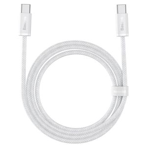 Cabo Tipo C para Tipo CDynamic Serie 100W 2 m  Baseus Branco- CALD000302