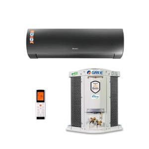 Ar Condicionado Split Inverter Hi Wall Gree GDiamond 24000 BTUs Quente/Frio GWH24ACED6DNA1B