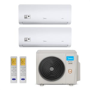 Ar Condicionado Multi Split Inverter Midea Xtreme Save Connect 18000 Btus (1 Evap 9000 e 1 Evap 12000) Quente/frio 220V