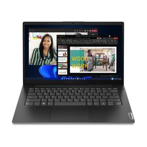 Notebook Lenovo V14 G4 AMD Ryzen 3 7320U 8GB 256GB SSD DOS 14" - 83GE000CBR Preto