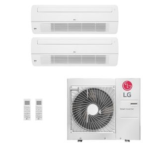 Ar-Condicionado Multi Split Inverter LG 36.000 (2x Evap Cassete 1 Via 24.000) Quente/Frio 220V