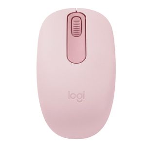 Mouse sem Fio Compatível com PC e Mac Ambidestro Rosa - Logitech - M196