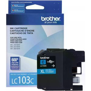 Cartucho de Tinta Brother LC 103 C Azul