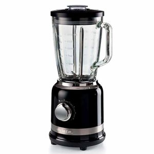Liquidificador Ariete 585 Moderna Preto, Copo de Vidro 1.5 L, 1000W- 127V