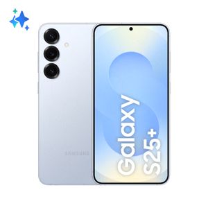 Samsung Galaxy S25+ Azul, Nova Geração Galaxy AI, Câmera Tripla Traseira de até 50MP, Selfie de 12MP, Tela de 6.7" 1-120Hz, 256GB, 12GB de RAM, eSIM.