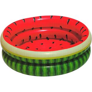 Piscina Inflável Bel Melancia Summer Waves 136L com 2 Anéis