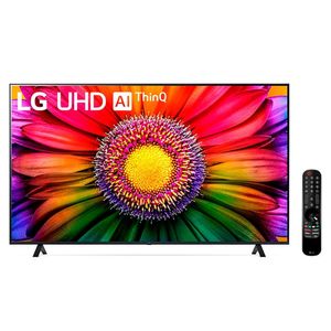 Smart TV LG 65'' 4K UHD HDR Thinq AI Wi-Fi Bluetooth Google Assis. Alexa Apple Airplay - 65UR871C0SA.BWZ