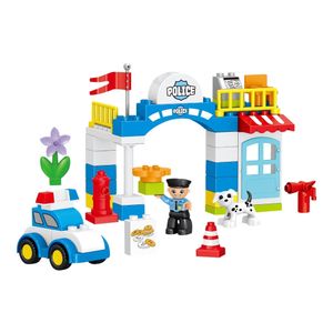 Blocos Criativos Estação de Polícia 45 Peças Multikids - BR2249 BR2249