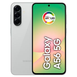Celular Samsung Galaxy A56 5G 128GB, 8GB RAM, Câmera 50MP, IP67, Super AMOLED 6.7", Recursos AI Cinza