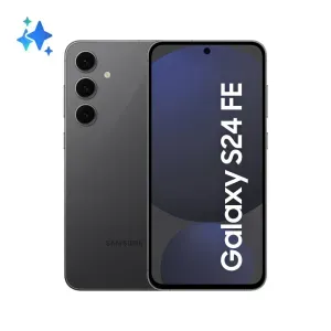 Celular Samsung Galaxy S24 FE 5G Grafite, 256GB, 8GB de RAM e Câmera Tripla Traseira de até 50MP, Selfie de 10MP