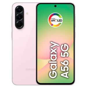 Celular Samsung Galaxy A56 5G Rosa, 128GB, 8GB RAM e Câmera Tripla 50MP + 12MP + 5MP