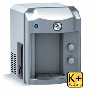 Purificador de Água Top Life New Oxi He K+ Prata com Água Gelada - 398