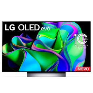 Smart TV LG 4K OLED 77" Polegadas OLED77C3 Evo 120Hz G-Sync ThinQ AI