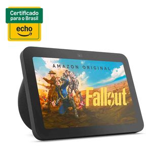Echo show 8 Amazon Smart Display com Áudio Espacial, Hub de Casa Inteligente e Alexa Preto - SHOW83