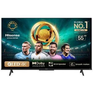 Smart TV Hisense QLED 4K UHD 55" 55Q6N Polegadas com Wi-Fi - 55A51HUA