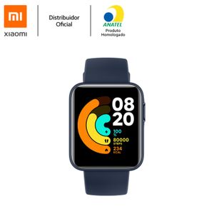 Smartwatch Mi Watch Lite Xiaomi Azul com 1,4", Pulseira em TPU, Bluetooth 5.0 BLE