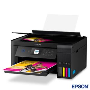 Impressora Multifuncional Epson EcoTank Jato de Tinta com USB, Wi-Fi e Wi-Fi Direct - L4160