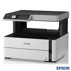 Impressora Multifuncional Epson EcoTank Monocromática Tanque de Tinta com USB, Wi-Fi, Wi-Fi Direct e Ethernet - M21