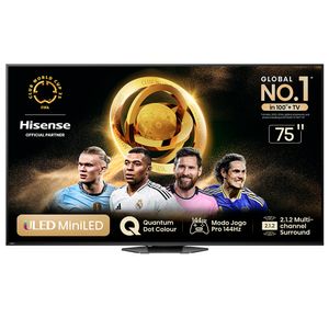 Smart TV Hisense  Mini LED UHD 4K 75" Polegadas Frequência 144 Hz e Wi-Fi - 75U86LUA