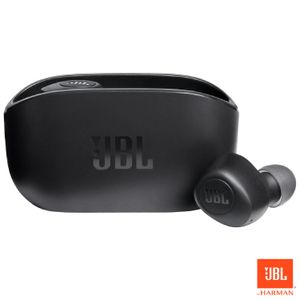 Fone de Ouvido JBL Wave Headphone Preto - JBLW100TWSBLK