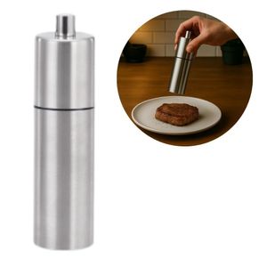 Moedor de Pimenta e Sal Manual Tempero Especiarias Inox Luxo