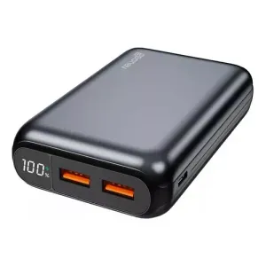 Carregador Portátil Geonav 20.000mAh com Função Carregamento Rápido Cinza Espacial
