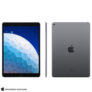 iPad Air Space Grey com 10.5?, Wi-Fi, iOS, Processador A12 e 64 GB - MUUJ2BZ/A