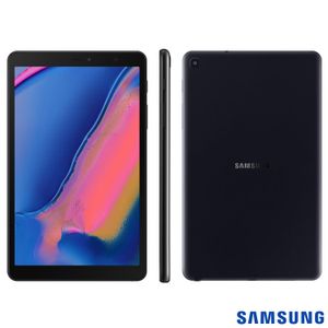 Tablet Samsung Galaxy Tab A S Pen Preto com 8,0", 4G, Wi-Fi, Android 9.1, Processador Octa-Core 1.8 GHz e 32GB