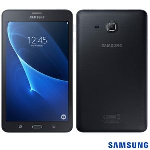 Tablet Samsung Galaxy Tab A Preto com 7?, Wi-Fi + 4G, Android 5.1, Processador Quad-Core e 8GB