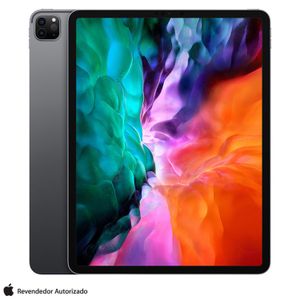 iPad Pro 4° Geração Cinza-espacial com Tela de 12,9", Wi-Fi, 128 GB e Processador A12z Bionic - MY2H2BZ/A